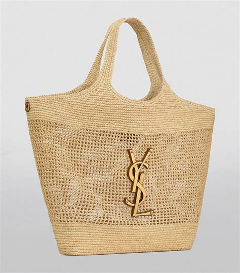 ysl torwbka|ysl raffia tote bag.